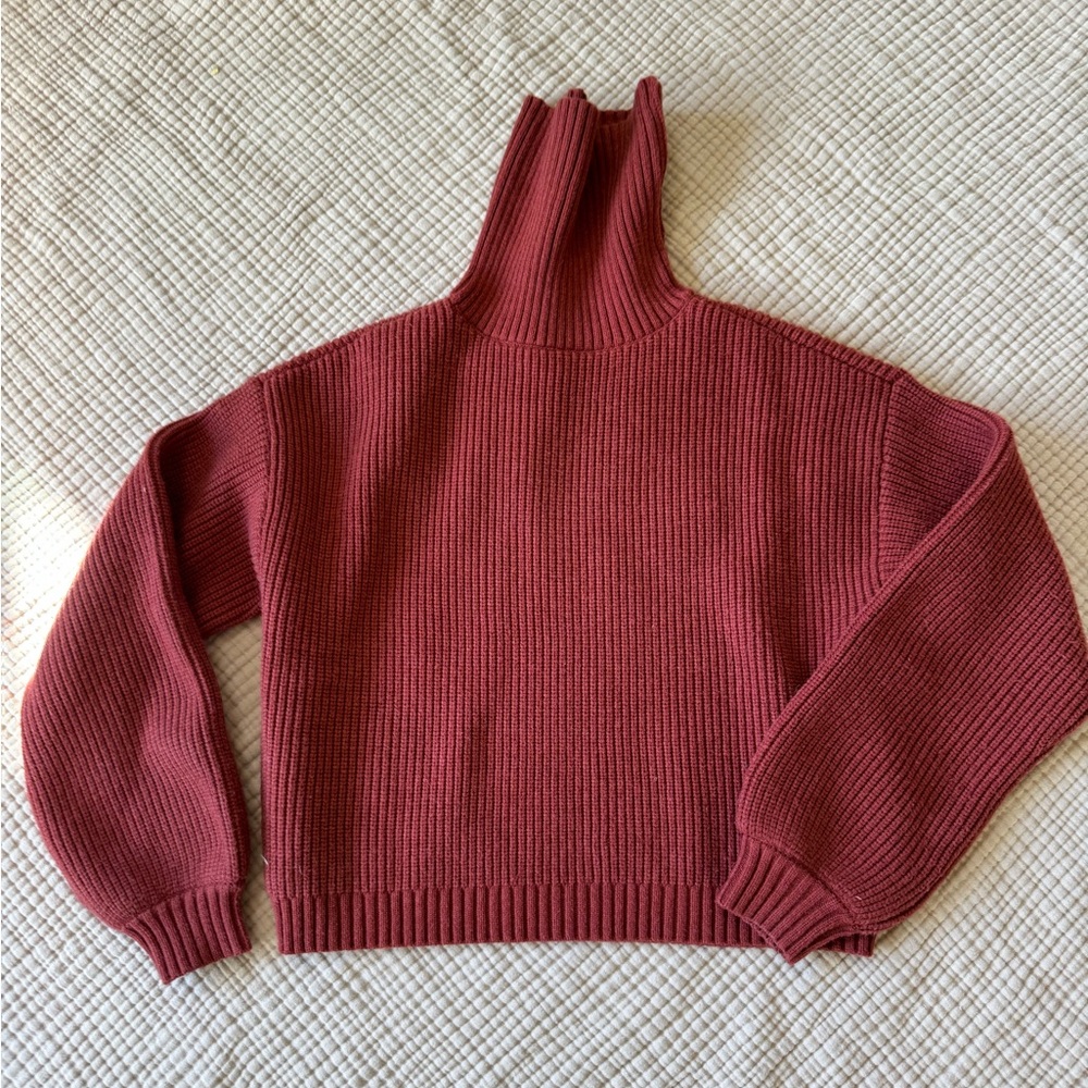 RVCA Burgundy Turtleneck